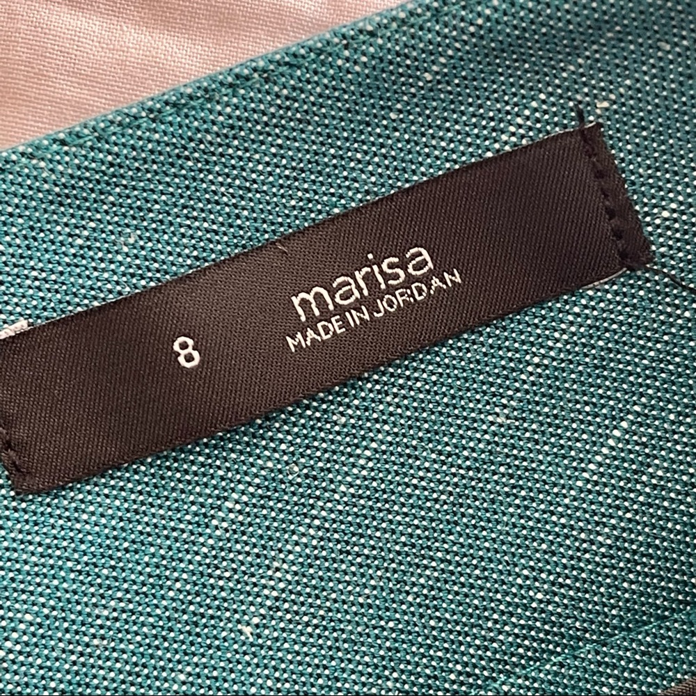 LOFT Teal Straight Leg Pants - Picture 6 of 8